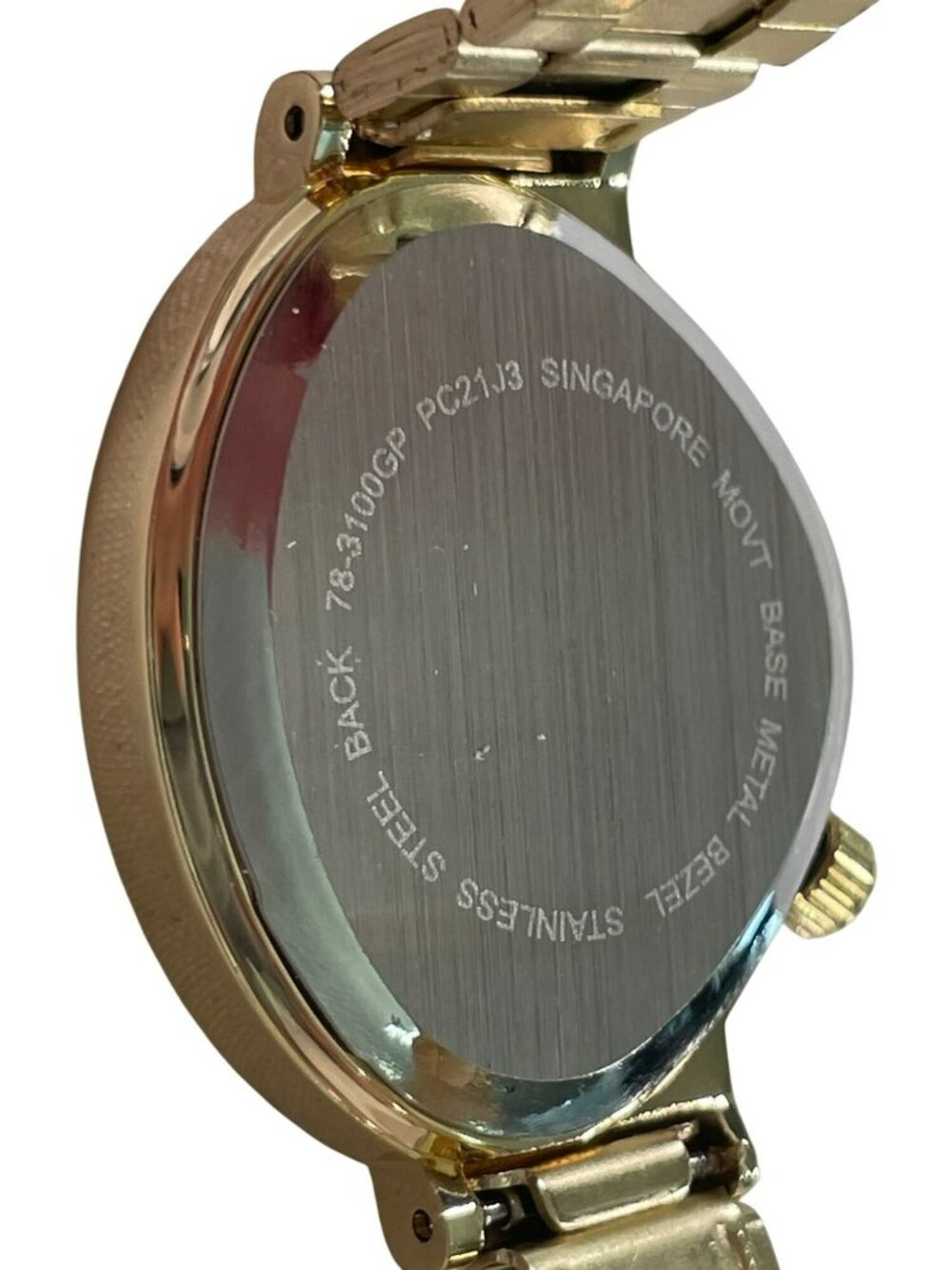 Time And Tru Gold Watch Green Face & Stainless Steel Band Women's O/S BOXED NEW - Picture 3 of 6
